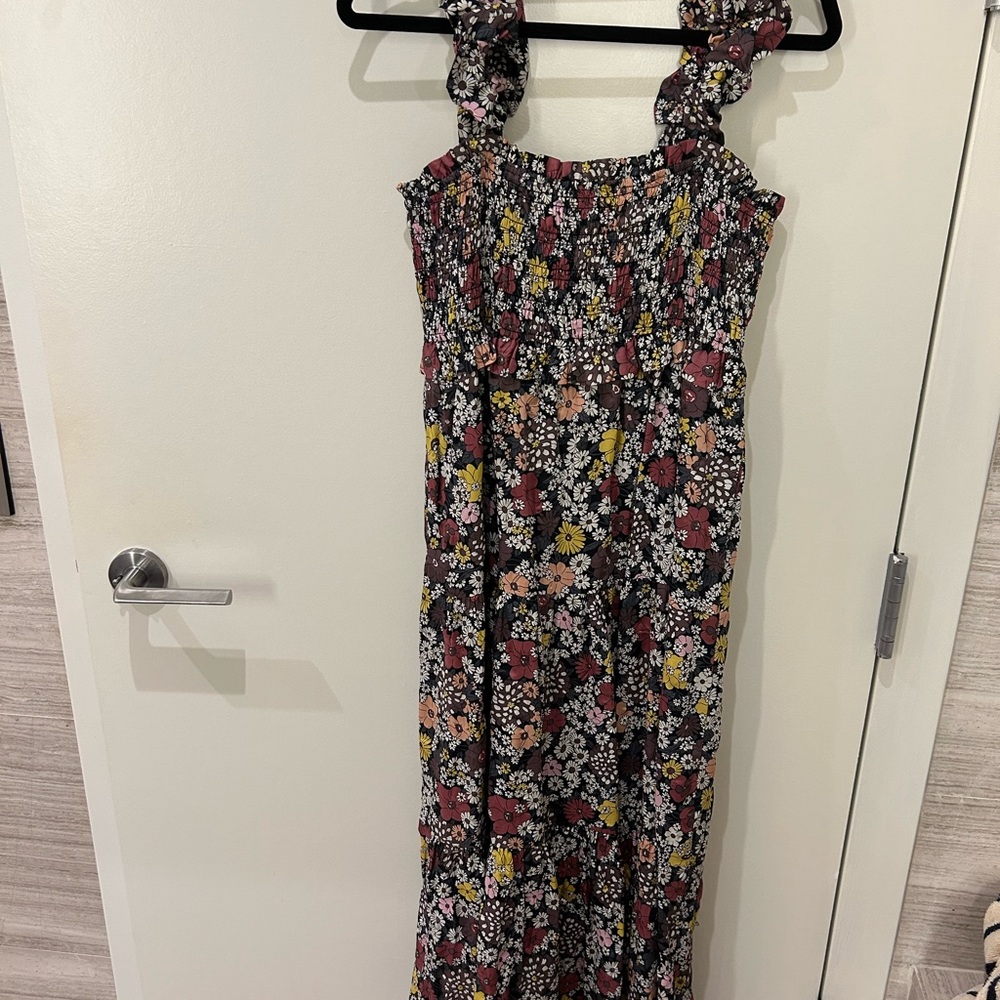 Sea New York Floral Dress with Ruffle Detail